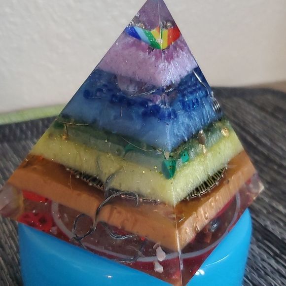 Rainbow Orgonite Hand Crafted - Picture 2 of 7